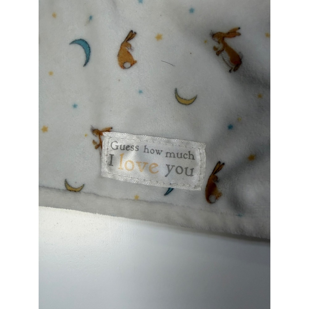 Guess How Much I Love You Nutbrown Hare Baby Security Blanket Lovey Bunny White - Picture 6 of 6